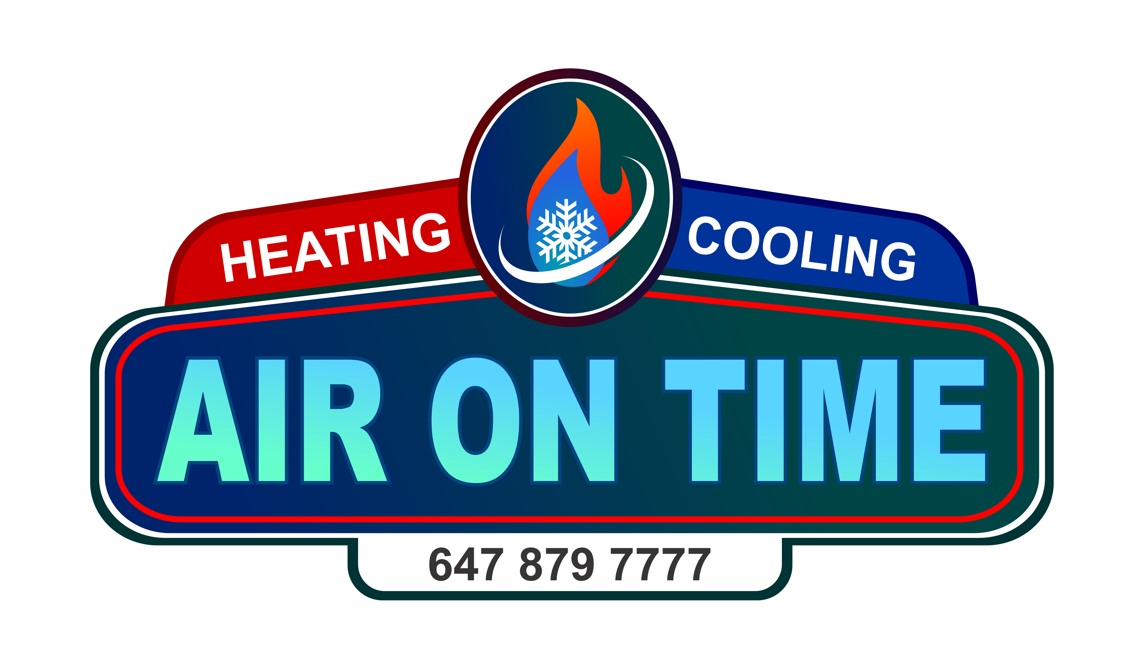 Air on Time Heating & Cooling Logo